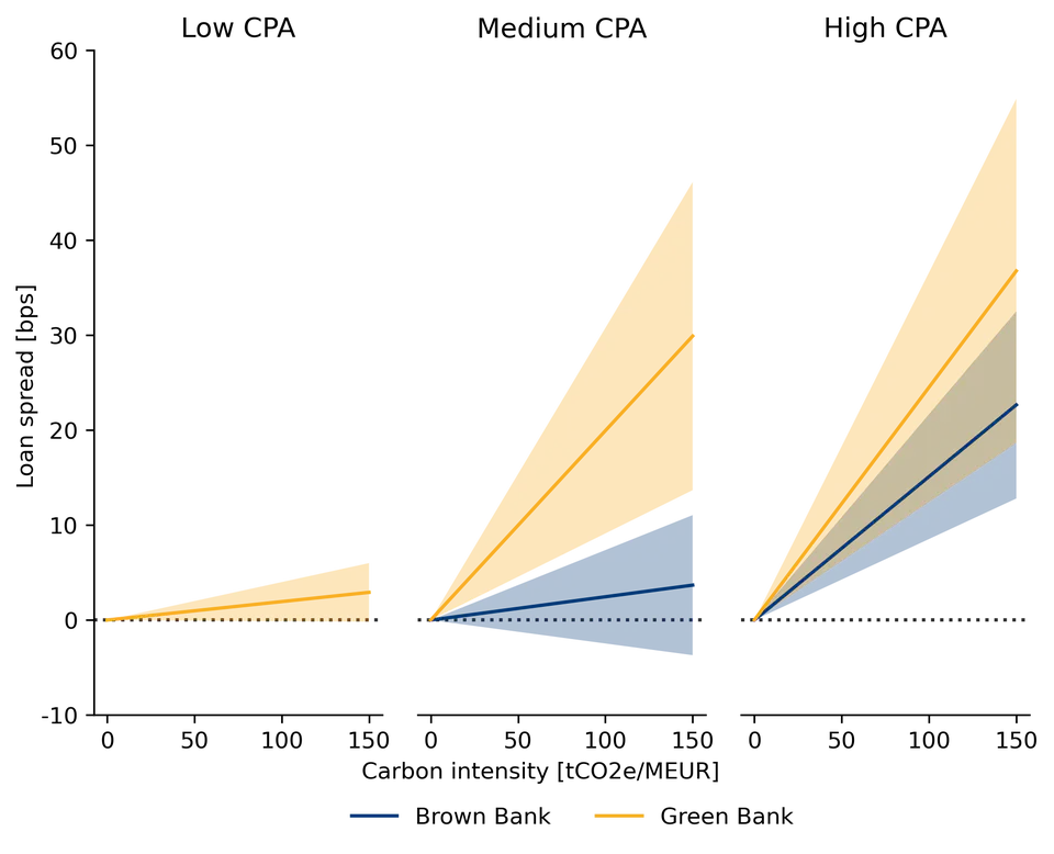 Climate Policy Action and the Pricing of Bank Loans